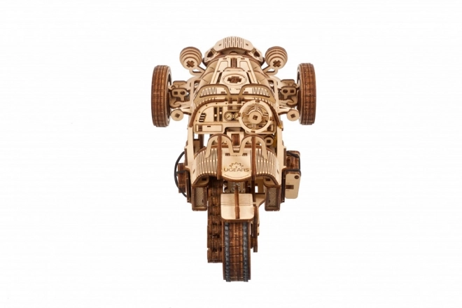 Ugears 3D drevené mechanické puzzle Trikolka