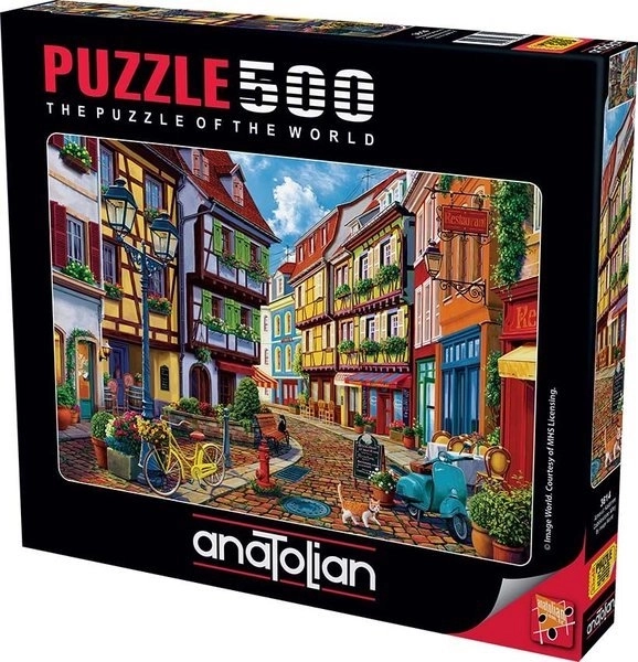 Puzzle Dlaždená Ulička 500 Dielikov Anatolian