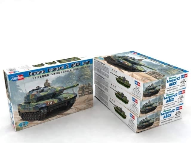 Model plastového nemeckého tanku Leopard 2 A6EX