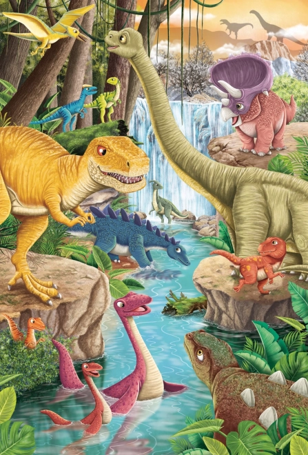 Puzzle Dinosauri SCHMIDT 3x24 dielikov