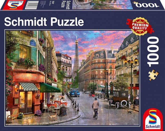 Puzzle ulička k Eiffelovej veži 1000 dielikov