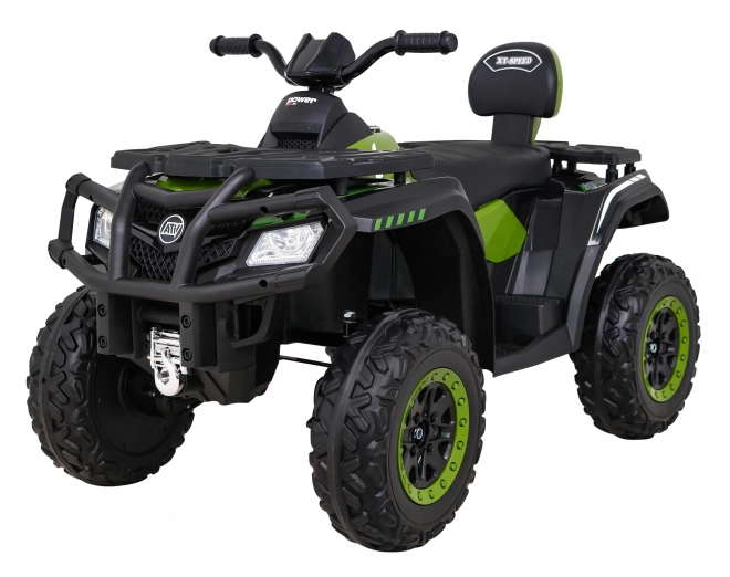 Štvorkolka XT-Speed pre deti Zelená + 4x4 + EVA + Pomalý štart + Rádio MP3 + LED dióda