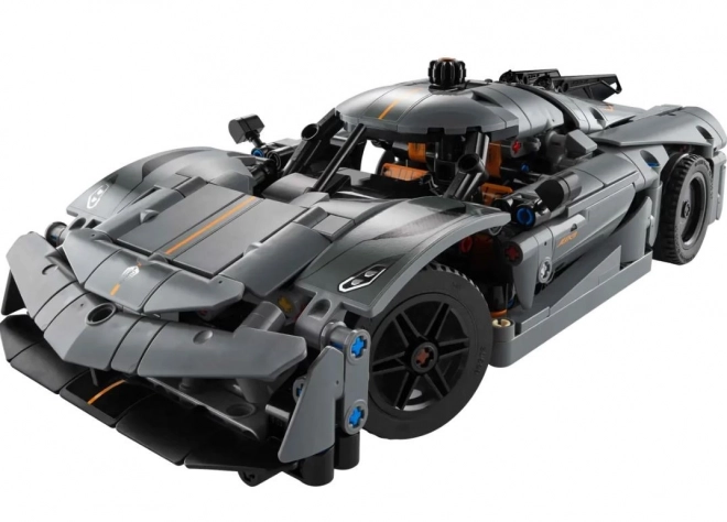 Sivé hyperauto Koenigsegg Jesko Absolut stavebnica LEGO Technic