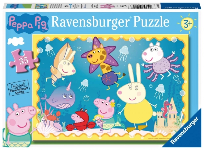 Puzzle Prasátko Peppa