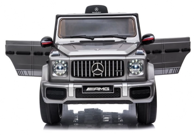 Auto na akumulátor Mercedes G63 AMG strieborné lakované