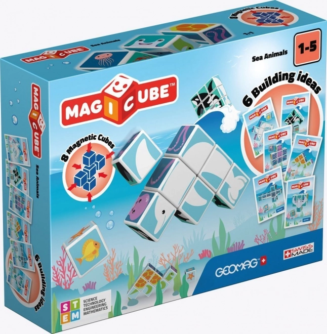 Geomag Magnetické Kocky Magicube Morské Živočíchy