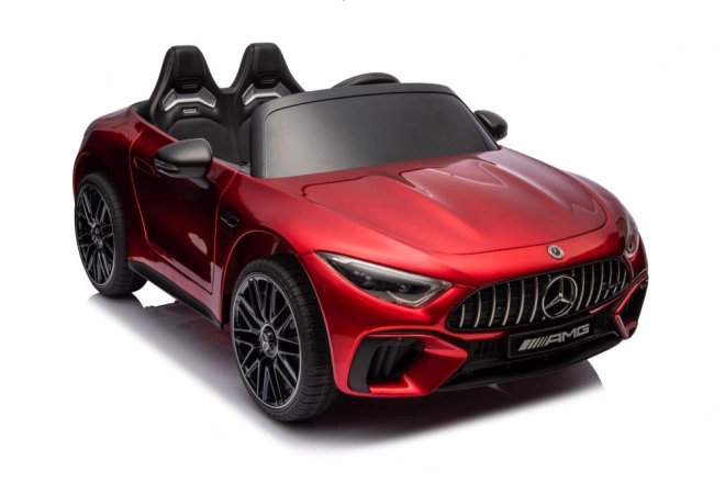 Mercedes AMG SL63 červeno lakované auto na baterky
