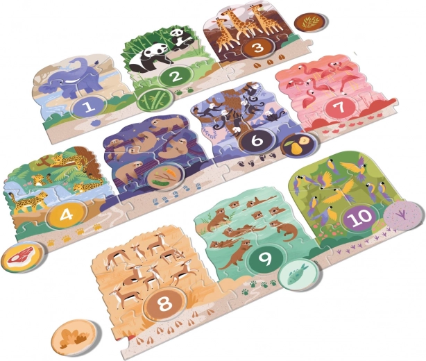 Počítanie od 1 do 10 so zvieratkami