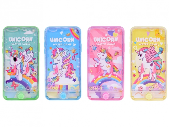 Bajkovo farebná vodná hra Unicorn chytaj krúžky