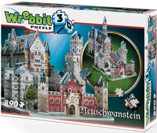 3D puzzle Neuschwanstein zámok od Wrebbit