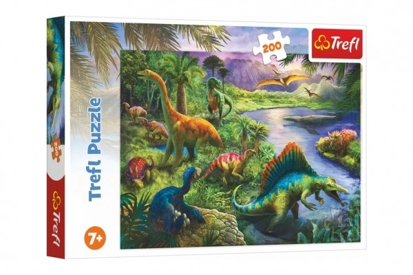 Trefl Puzzle Dinosaury 200 Dielikov