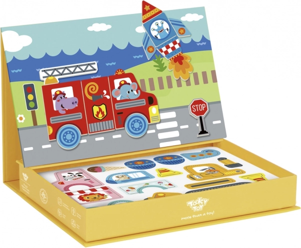 Tooky Toy Magnetická Montessori Skrinka s 80 Dielikmi