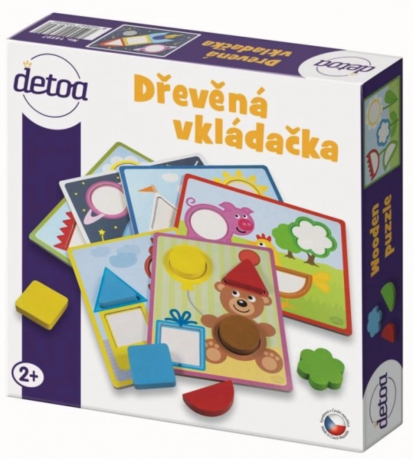 Drevená didaktická vkladačka