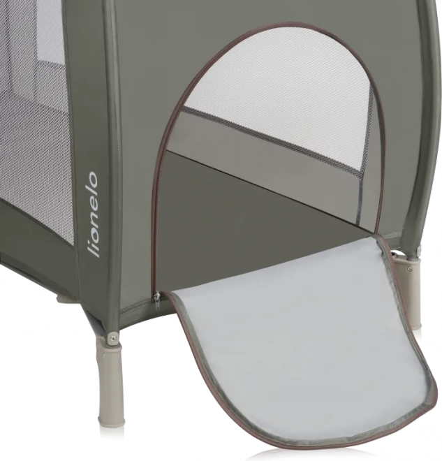 Cestovná postieľka Lionelo Sven Plus Beige Olive