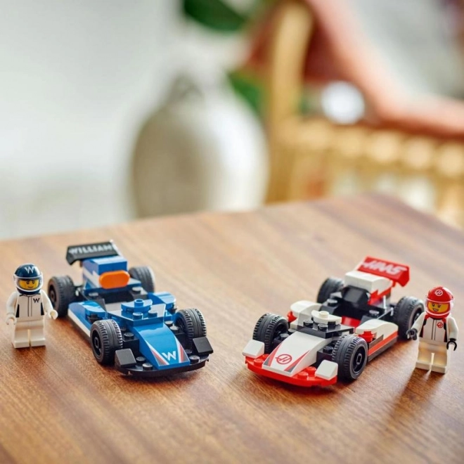 LEGO City F1 pretekárske autá Williams Racing a Haas F1
