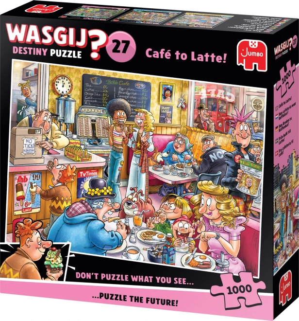 Puzzle Wasgij Destiny 27: Kaviareň Latte 1000 dielikov