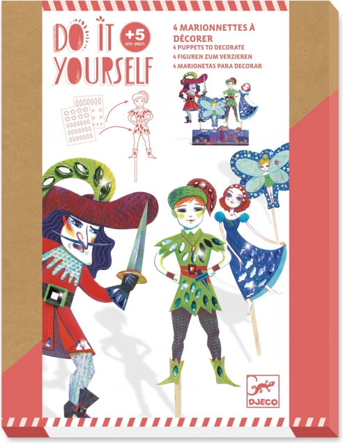 DIY Bábky Peter Pan od Djeco