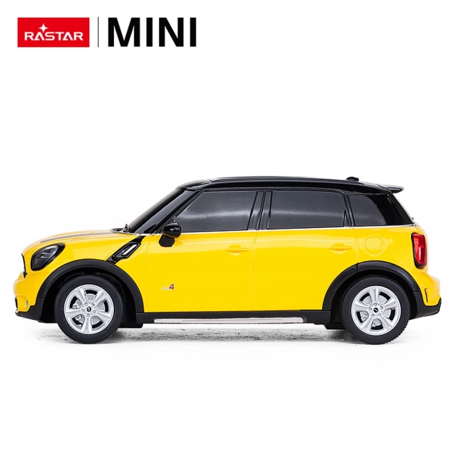 Závodné auto Mini Countryman žlté