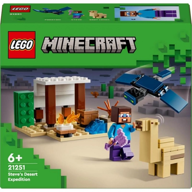 LEGO Minecraft Steve a výprava do púšte