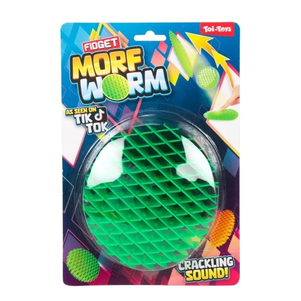 Antistresový fidget červ meniteľného tvaru – 6 farieb