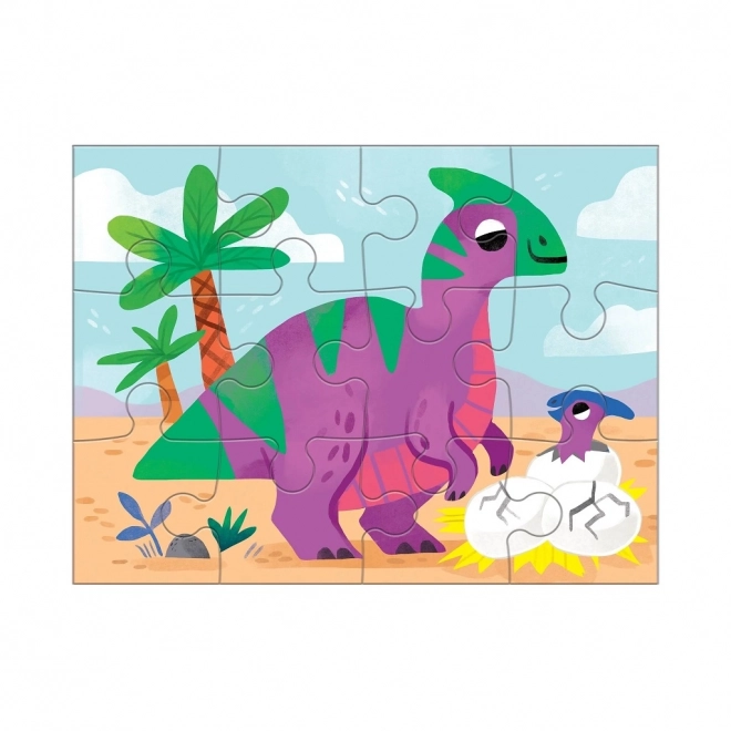 Mudpuppy Puzzle Dinosauri Sada 4 v 1