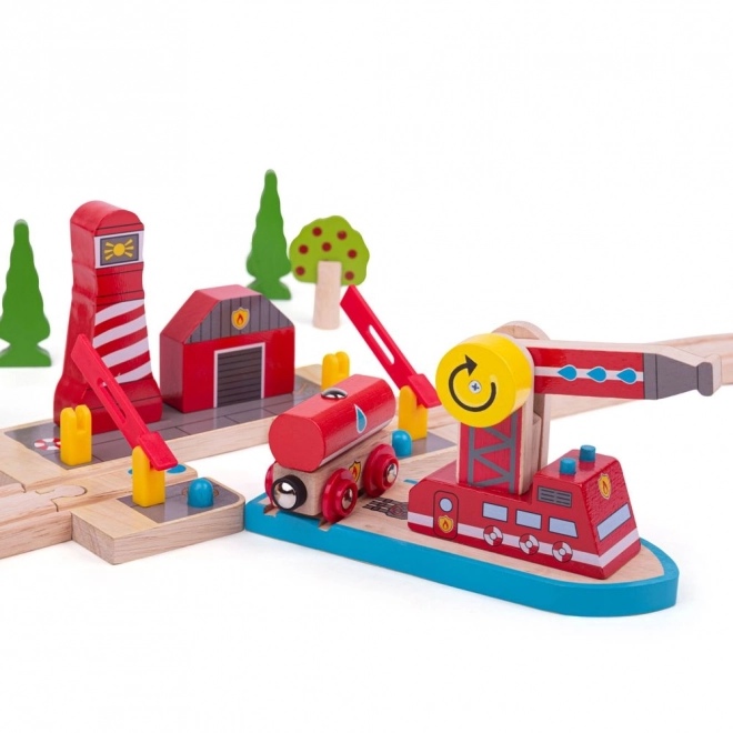 Hasiči záchranári Bigjigs Rail