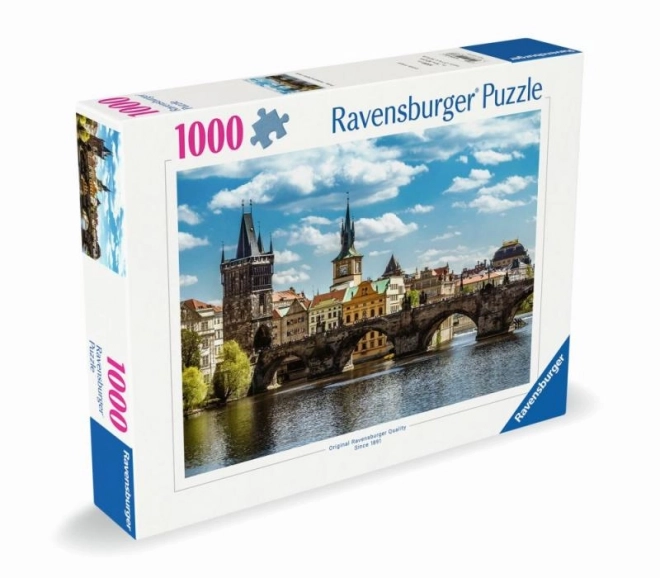 Praha: Pohľad na Karlov most 1000 dielikov Puzzle