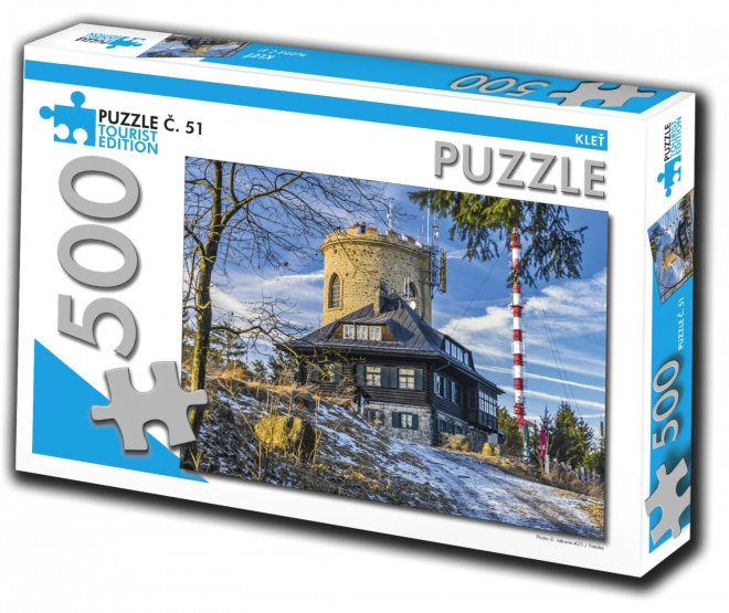 Puzzle Kleť 500 dielikov Turistická edícia