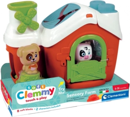 Clemmy zmyslová farma – sorter psík a kravička CLEMENTONI