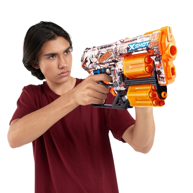 Dvojitý bubnový zásobník na 12 šípok