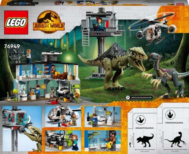 LEGO Jurský svet 76949 Útok giganotosaura a terizinosaura