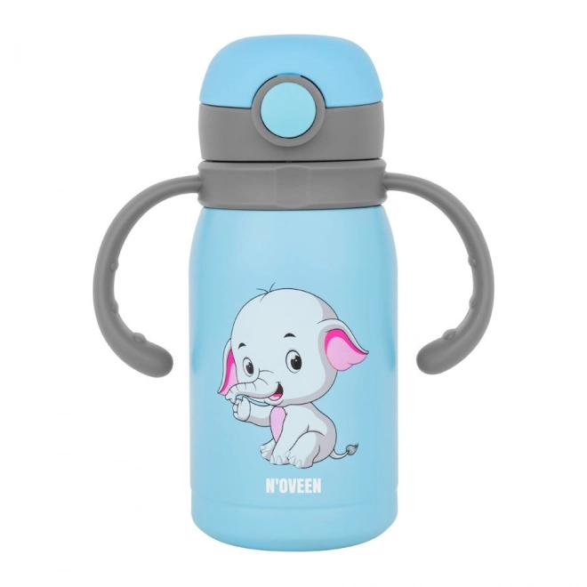 Fľaša na vodu s motívom sloníka 300 ml modrá