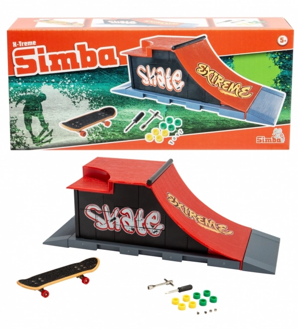 Simba mini skateboard s rampou Extreme