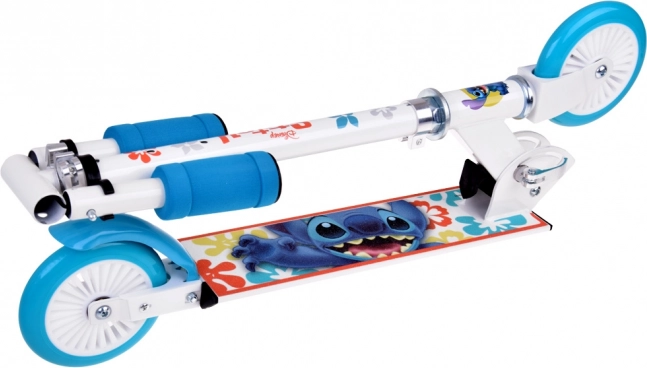 Skladacia kolobežka Disney STITCH biela pre deti do 50 kg