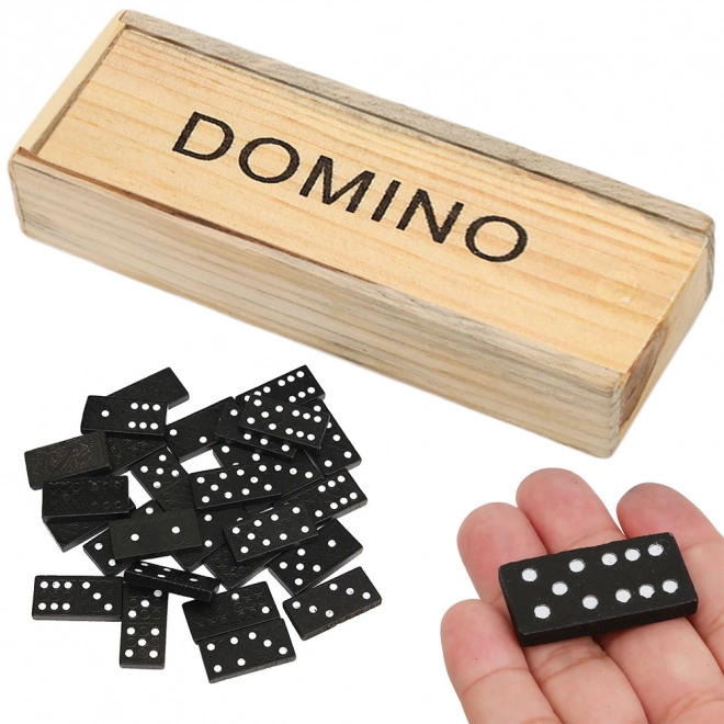 Drevené domino hra v krabičke 28 prvkov