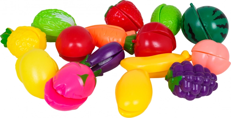 Nákupy a krájanie potravín na suchý zips