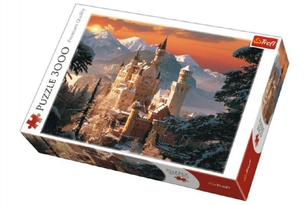 Puzzle Neuschwanstein v zime 3000 dielikov