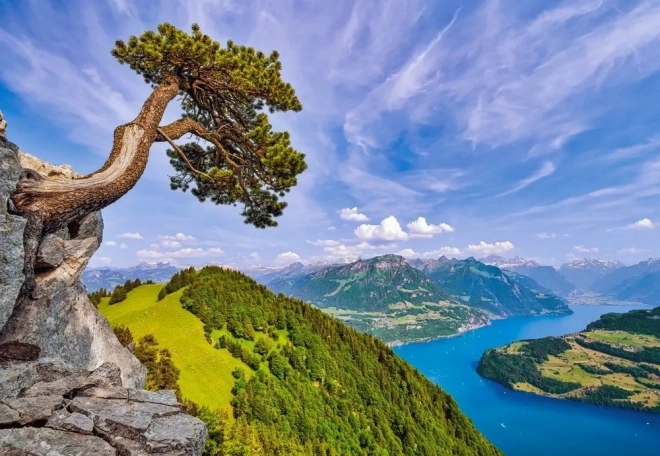 Puzzle 1000 dielikov Jazero Uri Švajčiarsko