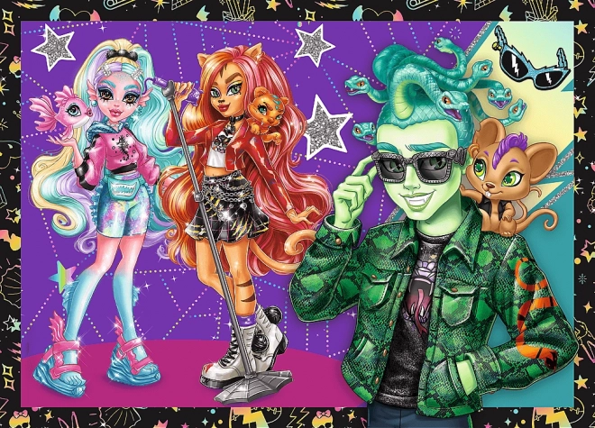 Trefl puzzle Monster High: Elektrizujúci deň 4 v 1