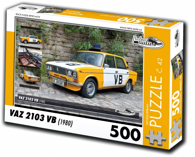 Retro autá puzzle Vaz 2103 VB 1980
