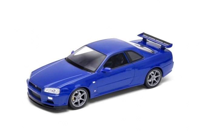 Model auta Nissan Skyline GT-R 1:24 modrý