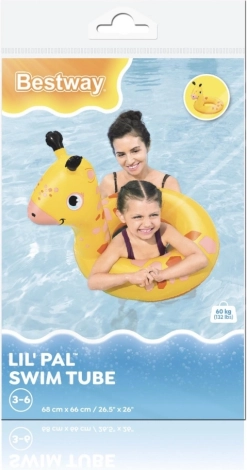 Nafukovacie plavecké koleso žirafa 68 × 66 cm BESTWAY – Žabka