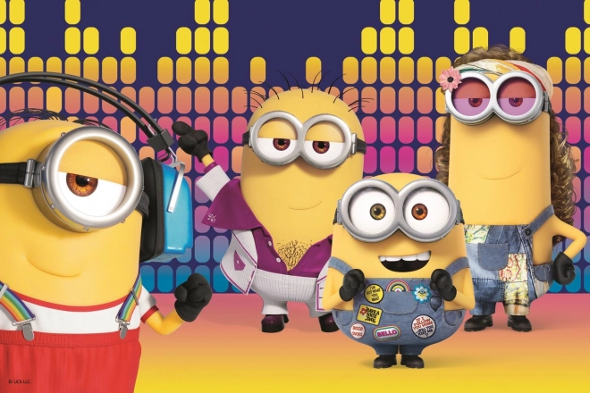 Puzzle 60 dielikov - Minions neporiadok