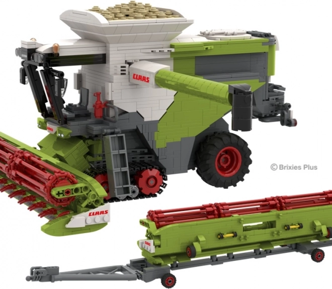 Stavebnica Brixies Plus Claas Lexion 8900 Terra Trac s prívesom