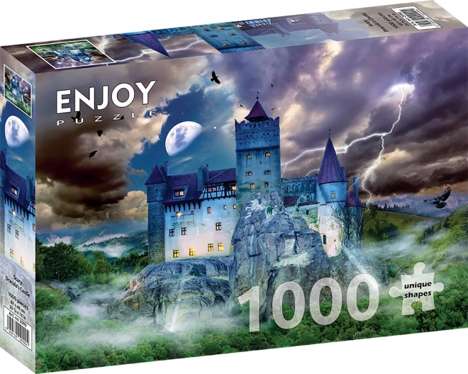 Puzzle Strašidelná noc na Drákulově hrade 1000 dielikov