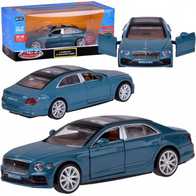 Interaktívny kovový model Bentley Flying Spur Hybrid v mierke 1:38