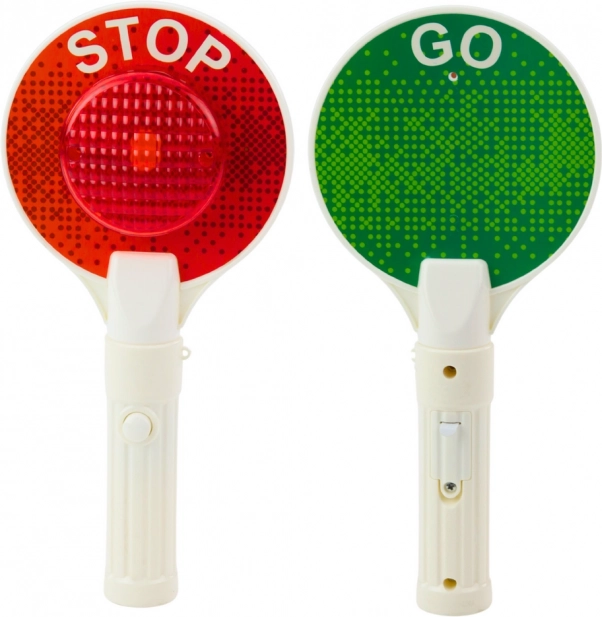 Detský policajný signálny terč STOP/GO so svetlom