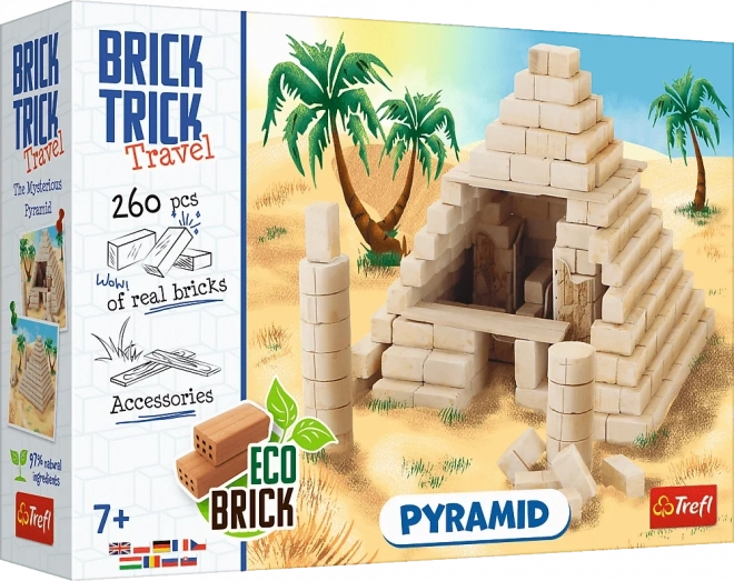 Trefl Brick Trick Pyramída cestovateľská stavebnica