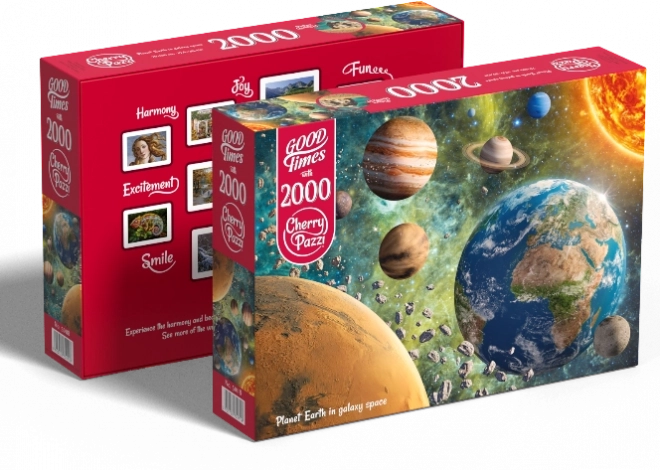 Puzzle Planéta Zem v Galaxii 2000 dielikov