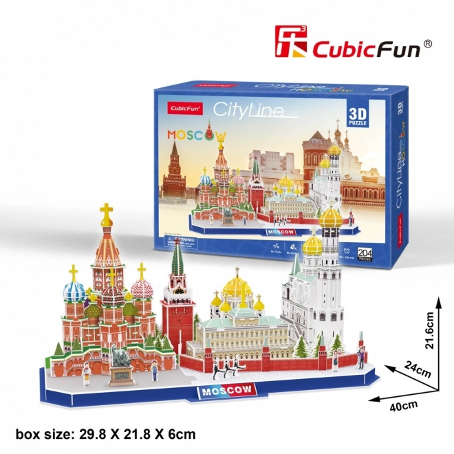 Puzzle 3D City Line Moskov